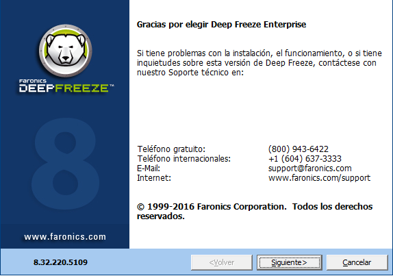 Deep Freeze Enterprise 8.5