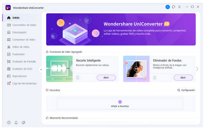 Descargar Wondershare UniConverter